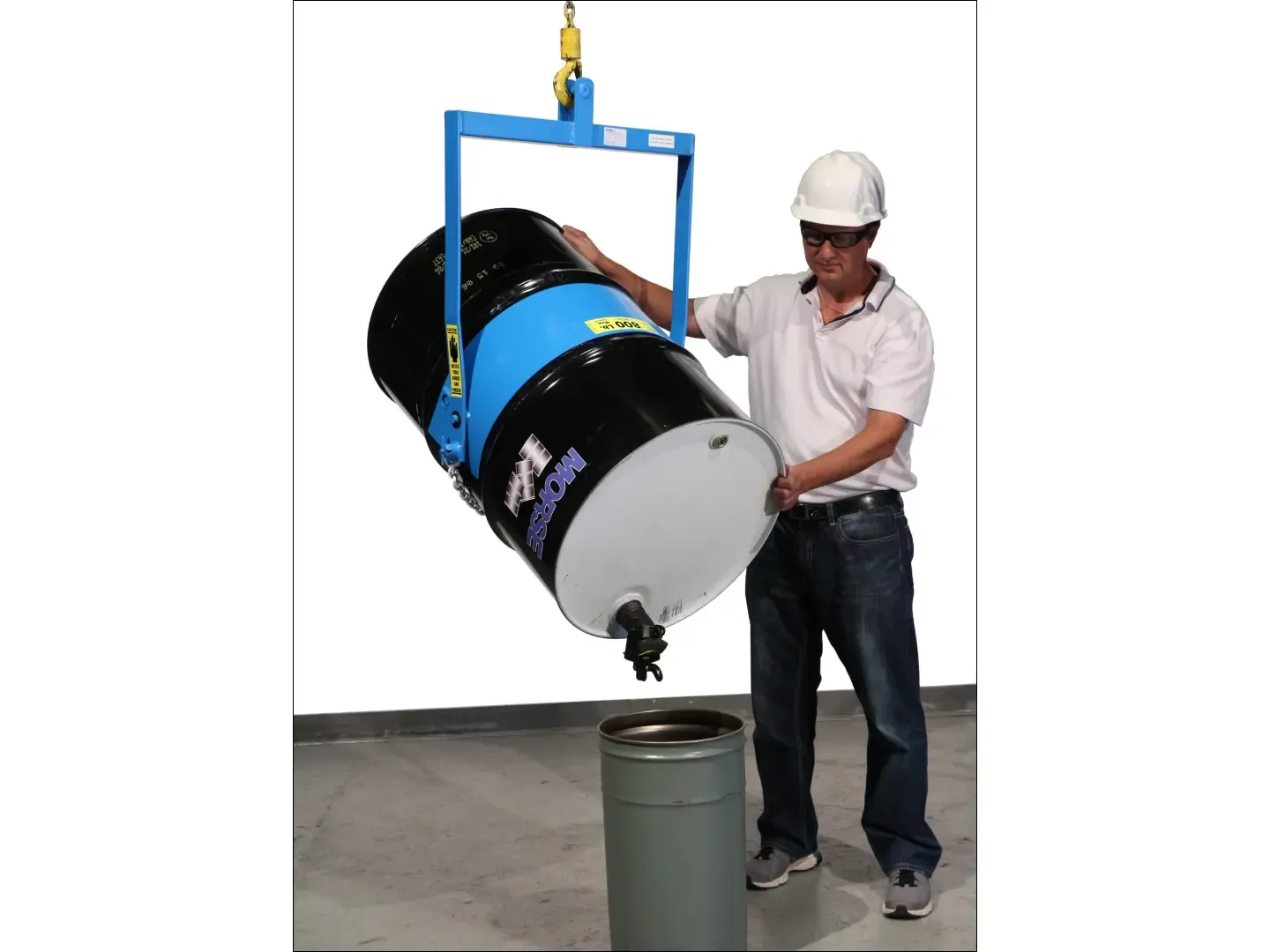 MORSE DRUM 85AM Drum-Karrier, 208-Litre Steel Drum, Spark Resistant, 363 kg Capacity | AF6FAJ