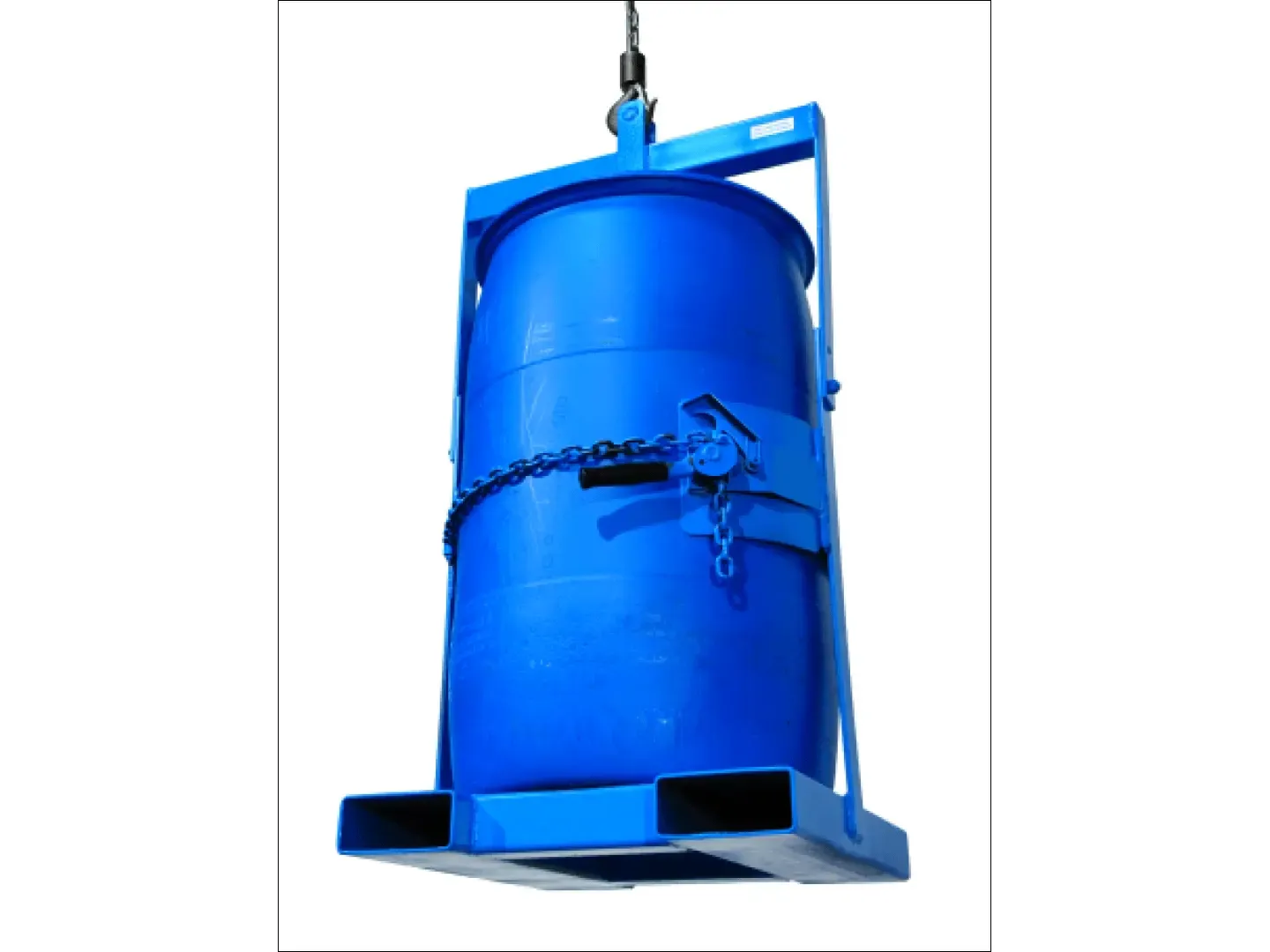 Below Hook Drum Lifter With Fork Pockets, No Tilt & 454 kg Capacity