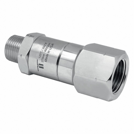 MOSMATIC 32.924 Rotary Union, Straight, Nickel-Plated Brass, 1 Passages, 1/2 Inch Nptf Rotating Shaft | CT3VGN 45NF29