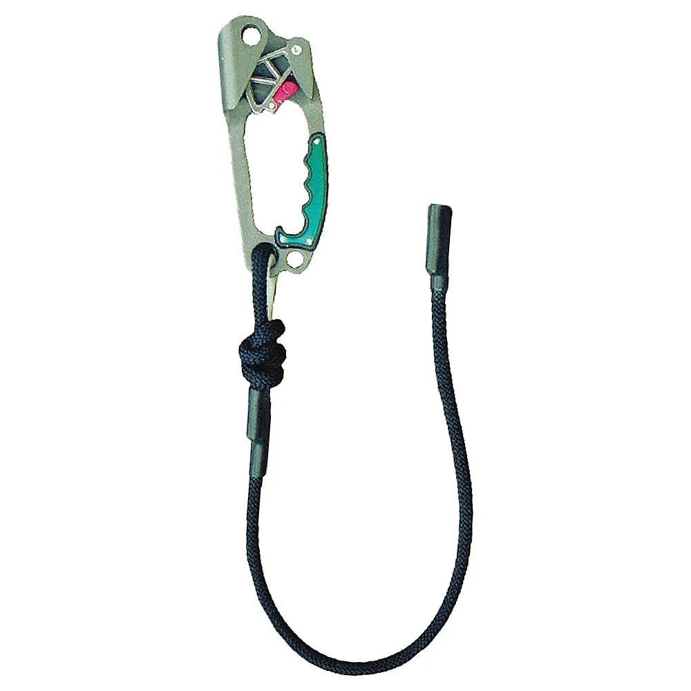 Rescue Ascender with Rope, Lower/Raise, Carabiner, 200 ft Max Working Length