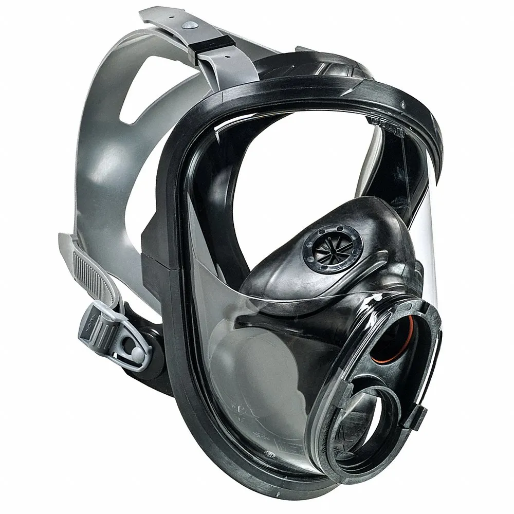 Full Face Respirator, Hycar Rubber, Push to Connect, S Mask Size, Rubber, Advantage 4100