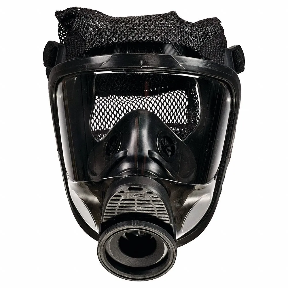 Full Face Respirator, Hycar Rubber, Bayonet, S Mask Size, Polyester, Advantage 4000