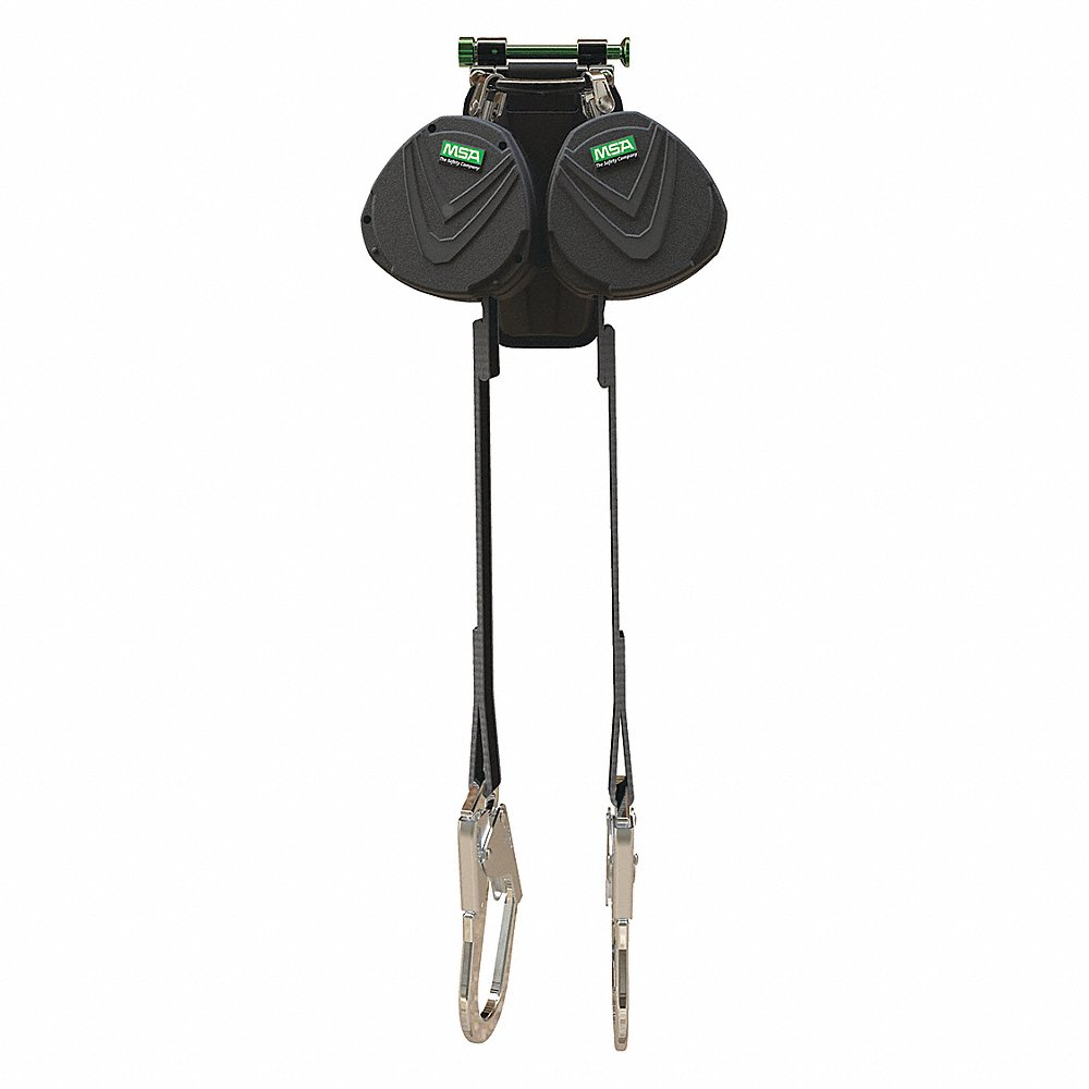 Personal Fall Limiter, Web, 8 ft. Line Length, Twin Leg, 36CL, Ansi