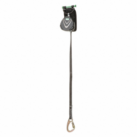 Self-Retracting Lifeline, 2 1/2 Inch Aluminum Snap Hook Anchor