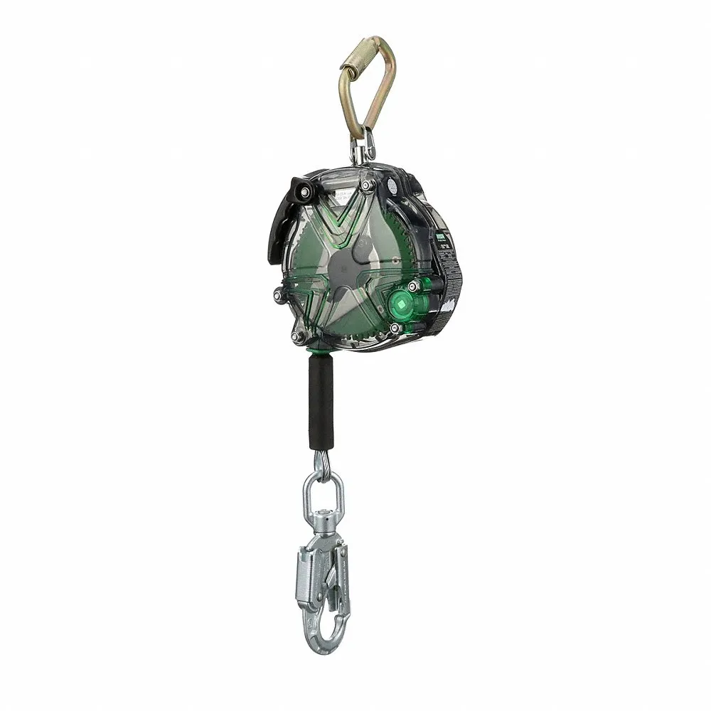 Self-Retracting Lifeline, 2 1/2 Inch Steel Carabiner Anchor