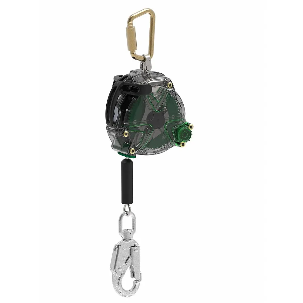 Self-Retracting Lifeline, Stainless Steel Carabiner Anchor, Harness Steel Snap Hook