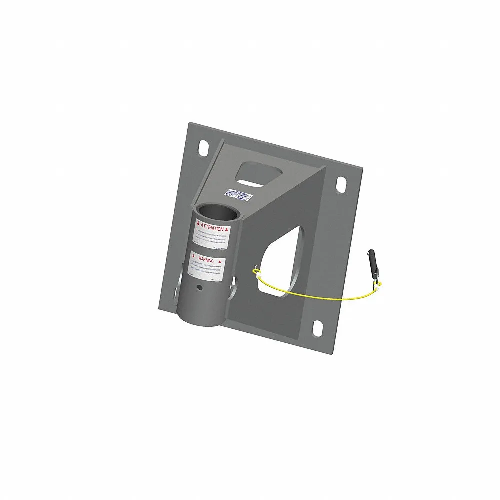 Base, Mural 14 Inch Offset, 3 Inch Size, 304 Stainless Steel