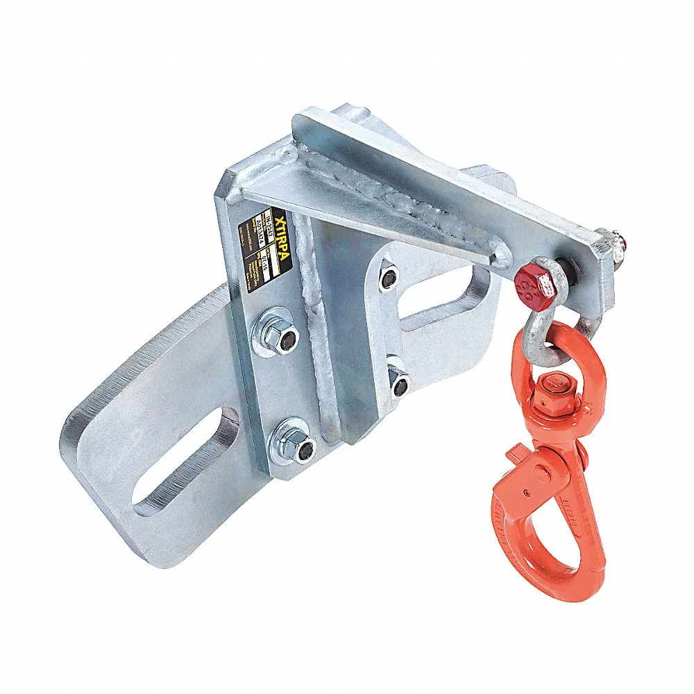 Lateral Entry Flange, 11 1/4 Inch Ht, Steel, For Use With MSA XTIRPA Pole Hoist System