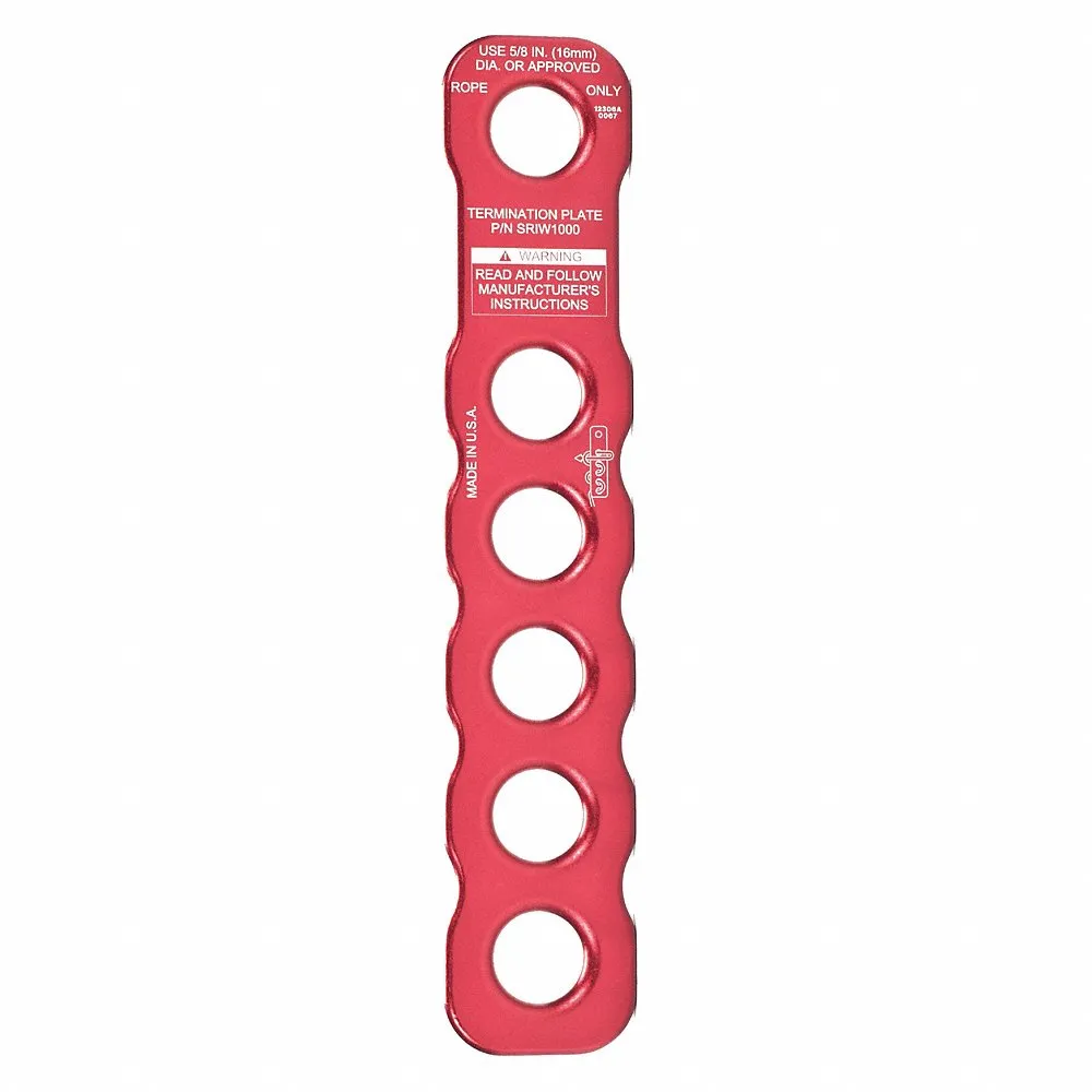 Termination Plate, 5/8 Inch