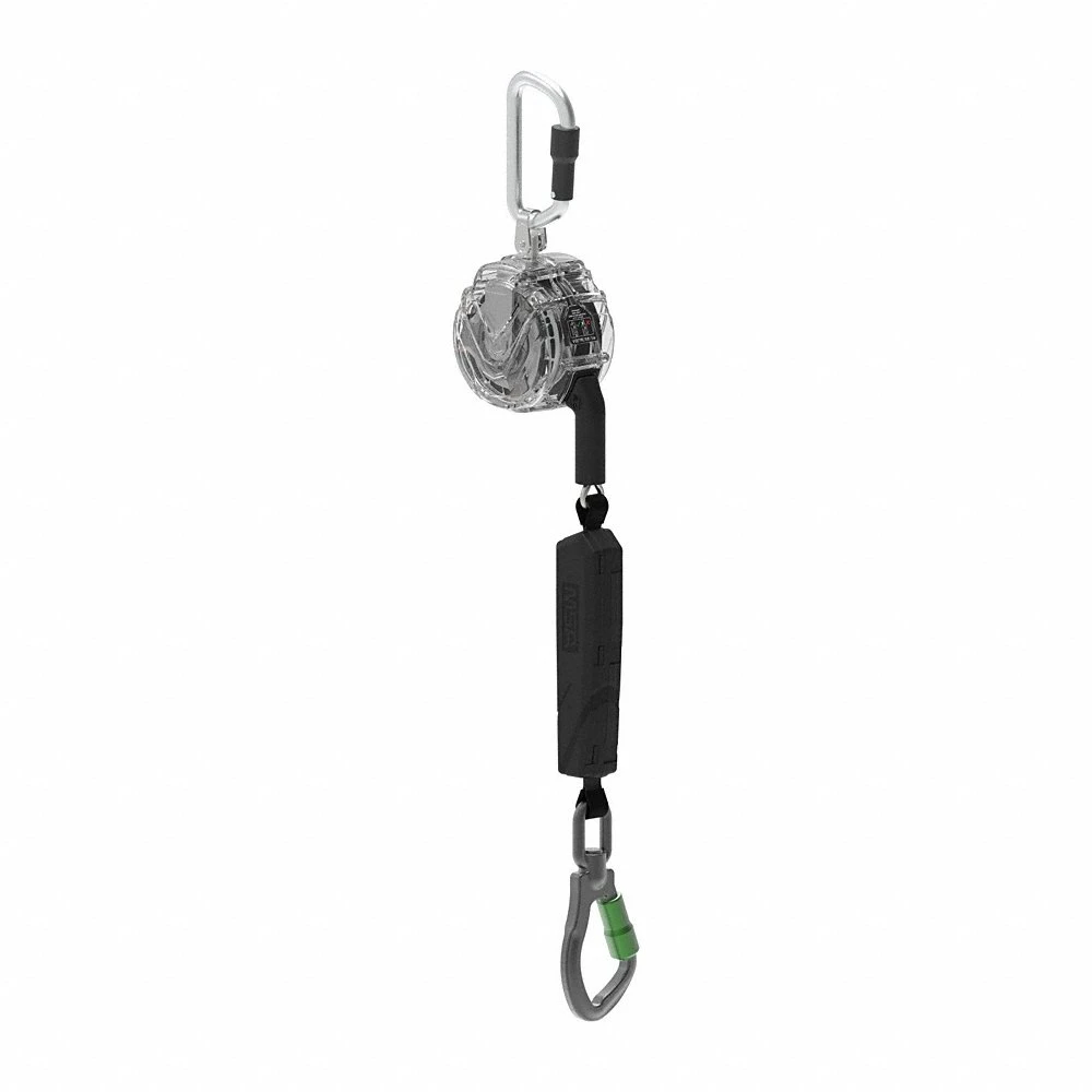 Self-Retracting Lifeline, Aluminium Carabiner Anchor, Harness Aluminium Carabiner, 10 ft