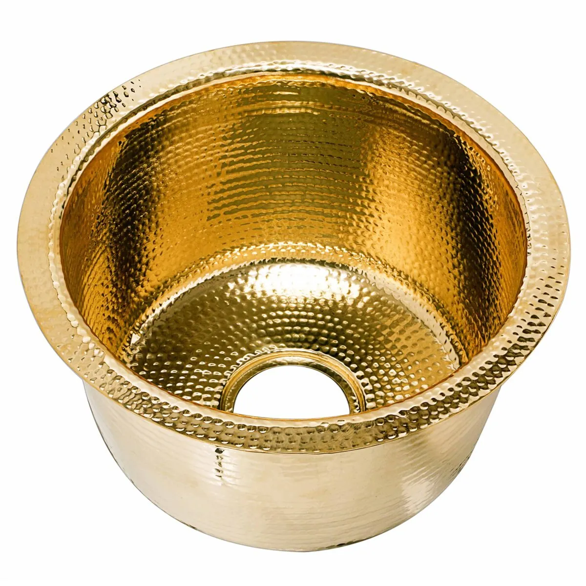 NANTUCKET SINKS RS15-UB 15 Inch W x 15 Inch L x 9 Inch H, Brass | CY8ANZ