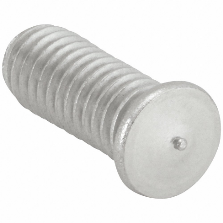 Weld Stud, 10-32 Thread Size, TFTS Flanged FT Type, 3/8 In Stud Lg.