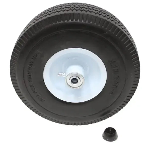 Flat Free Wheel Assembly, 10 Inch