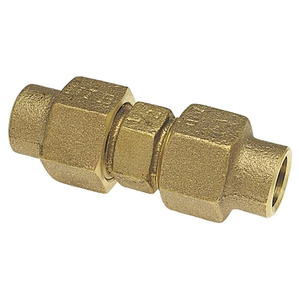 NIBCO 3010750 Coupling, 1 Inch Size, Flare End Style, Bronze, Import | BU4NJJ