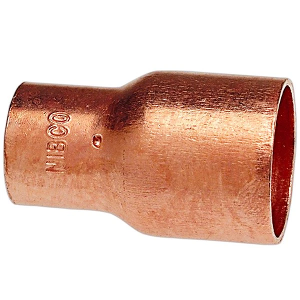 NIBCO 9001150 Reducing Coupling With Stop, 1/2 x 3/8 Inch Size, C End Style, Copper | BU4MLN