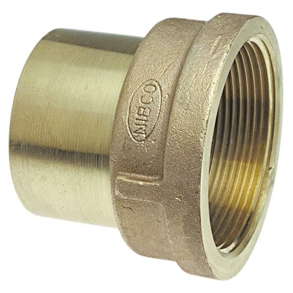 NIBCO B028850 Adapter, 1 x 3/4 Inch Size, Bronze | BU4MFT