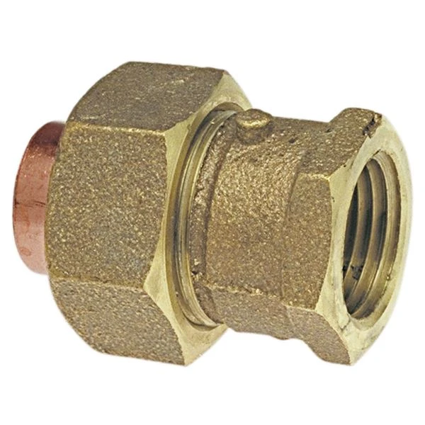 NIBCO B258950 Union, 1-1/4 Inch Size, C x FNPT End Style, Bronze | BU4QFF