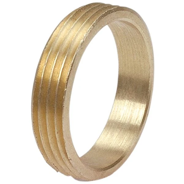 NIBCO E022800 DWV Threaded Piece Adapter, 1-1/2 Inch Size, Bronze | BU4QDG