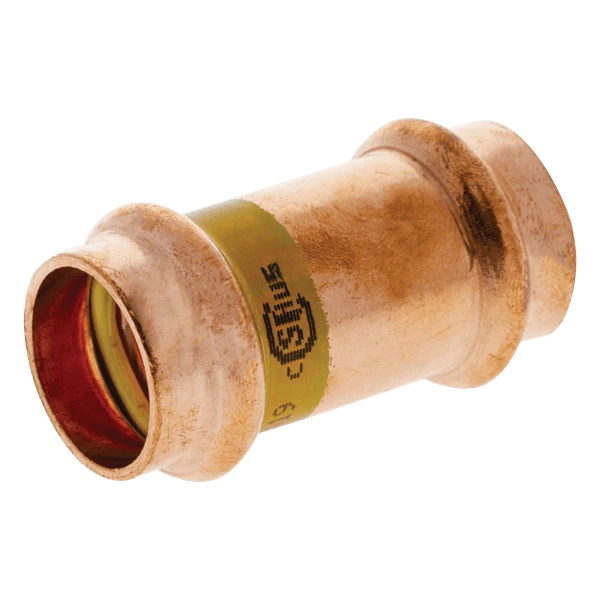 NIBCO 9002000HPC Press Couplings, Copper, Press-Fit x Press-Fit, 1 1/2 x 1 1/2 Inch Copper Tube Size | CP2HFQ 787WY4