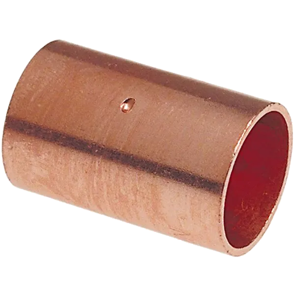 NIBCO 9003050 Coupling With Dimpled Tube Stop, 3 Inch Size, C End Style, Copper | BU4MPK