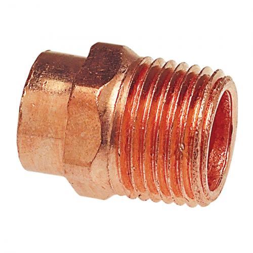 NIBCO 9030250 Adapter, 1/4 x 1/2 Inch Size, Copper | BU4MWF