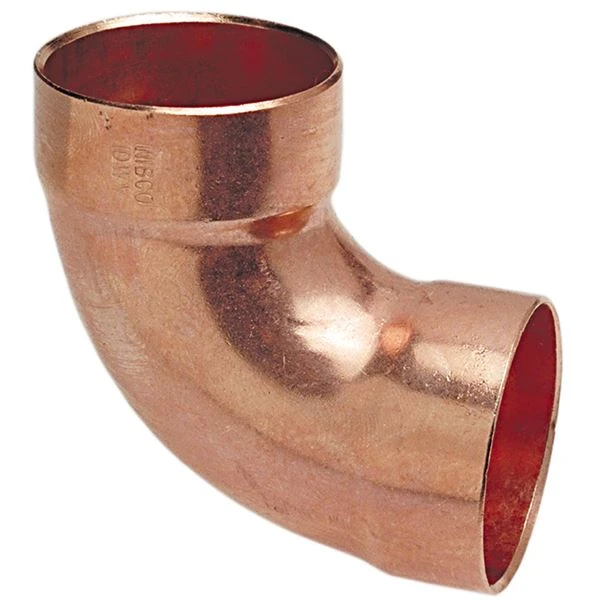 Elbow, 90 Deg, Cup x Cup Wrot, 1 1/2 Inch Size, Copper