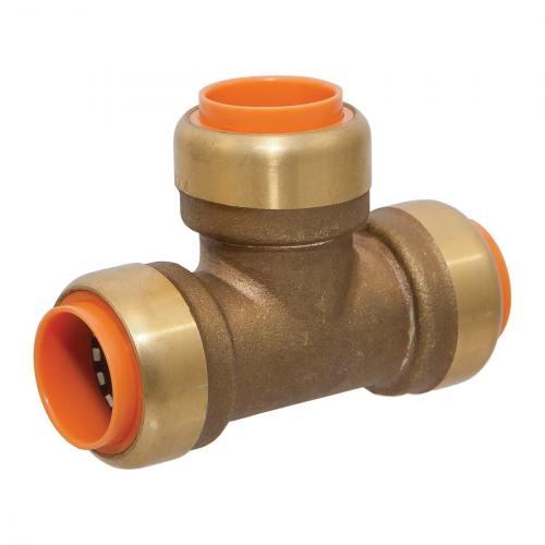 NIBCO B098850PG Tee, 3/4 x 1/2 x 3/4 Inch Size, Push-On End Style | BU4TPF