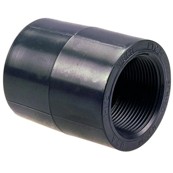 NIBCO CA03450 Reducing Coupling, 2-1/2 x 1-1/2 Inch Size, FNPT End Style, PVC | BU4UJK
