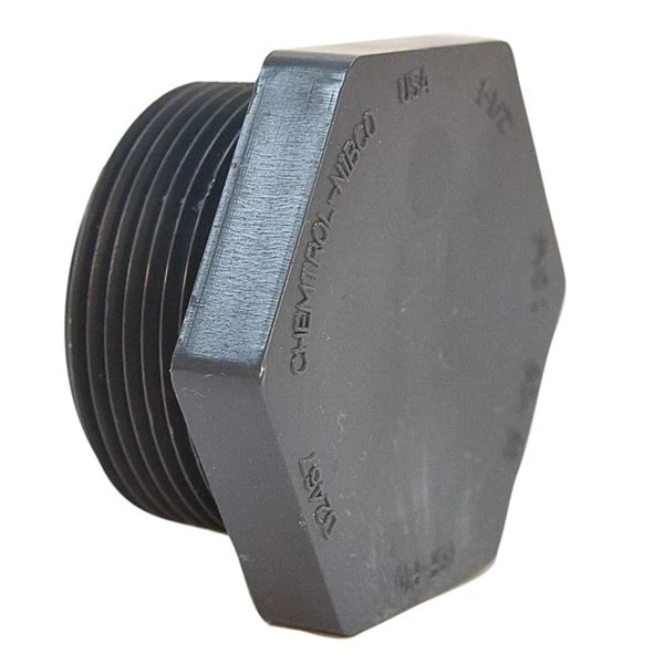 NIBCO CA10550 Plug, 2-1/2 Inch Size, MNPT End Style, PVC | BU4UPU