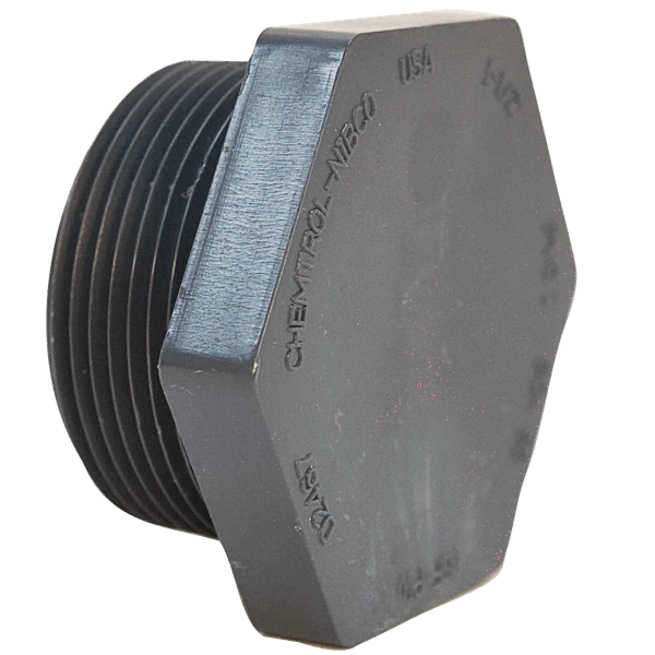 NIBCO CA10600 Plug, 3 Inch Size, MNPT End Style, PVC | BU4UPM