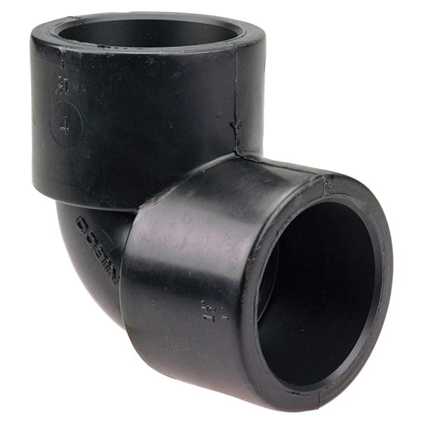 NIBCO CC02250 Elbow, 4 Inch Size, Polypropylene | BU4VQY