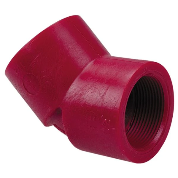 NIBCO CD01000 Pipe Elbow, 1/2 Inch Size, PVDF | BZ6FCE