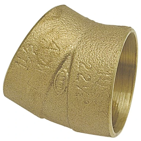 NIBCO E079300 DWV Elbow, 1-1/2 Inch Size, Bronze | BU4QGW