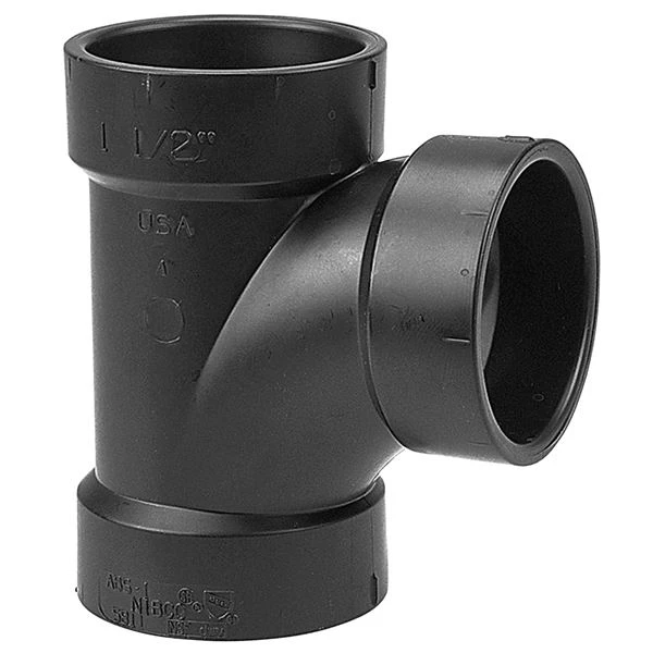 NIBCO I098050 DWV Sanitary Tee, 1-1/2 Inch Size, Hub End Style | BU4PHP