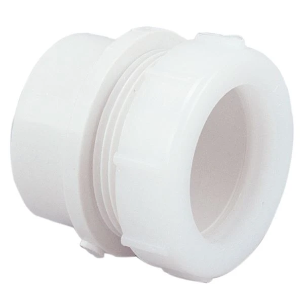 NIBCO K032070 DWV Reducing Adapter, 1-1/2 x 1-1/4 Inch Size, PVC | BU4NMB