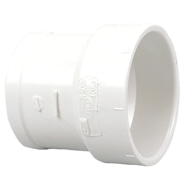 NIBCO K041100 DWV Soil Adapter, 3 Inch Size, PVC | BU4NMY