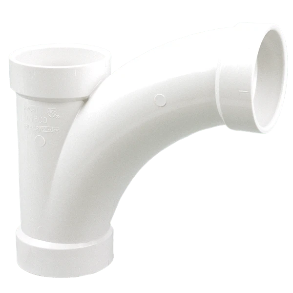 NIBCO K157300 Combination Tee-Wye, 3 Inch Size, Hub End Style, PVC | BU4NUJ