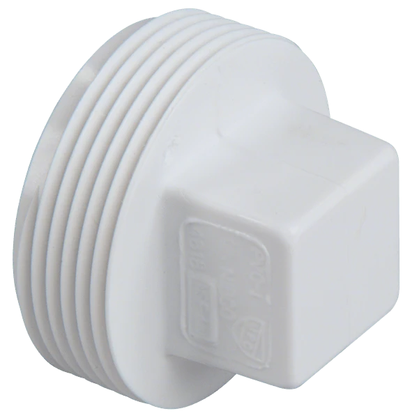 NIBCO K177250 Plug, 2 Inch Size, MNPT End Style, PVC | BU4MYV