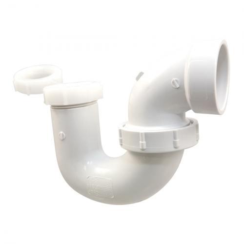 NIBCO K603000 P-Trap, 1-1/2 x 1-1/4 Inch Size, Hub x Socket Joint End Style, PVC | BU4WLT