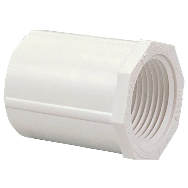 NIBCO L02465Y Adapter, 1/2 Inch Size, PVC | BU4WMM