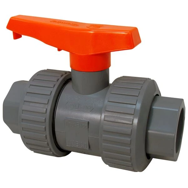 NIBCO MA930UC Universal End True Union Ball Valve, 1-1/2 Inch Size, Socket x FNPT End Style, PVC Body | CA7PET