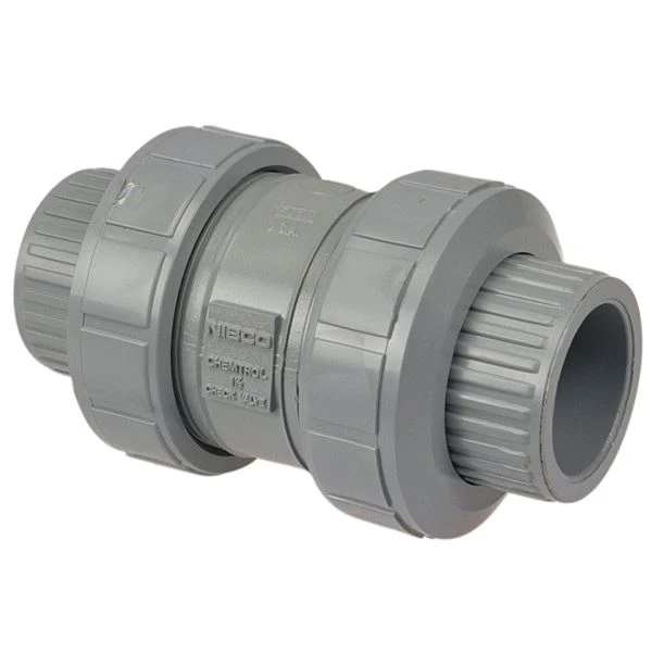 NIBCO MB817AF True Union Ball Check Valve, 3 Inch Valve Size, Socket, CPVC Body | CB3TXF