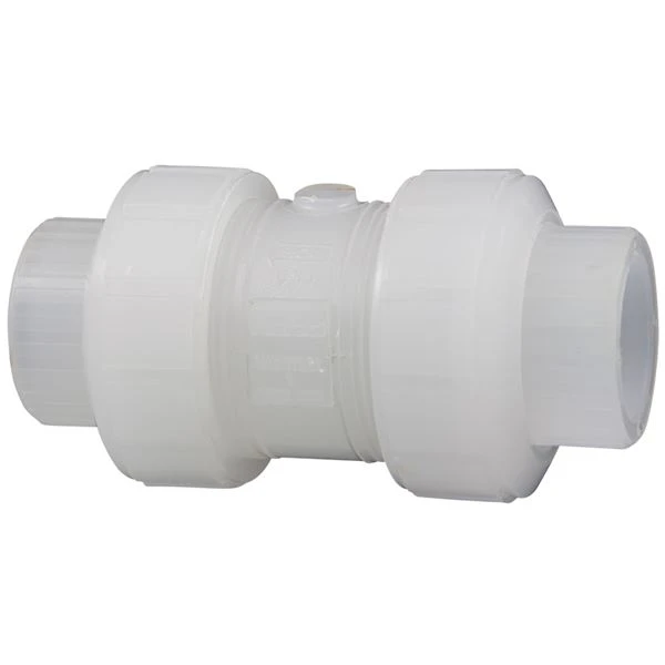NIBCO MN817AA True Union Ball Check Valve With Plug, 1 Inch Valve Size, Socket, Polypropylene Body | CC3GWH
