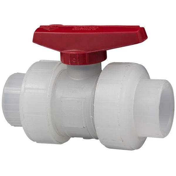 NIBCO MN910A6 True Union Ball Valve, 1/2 Inch Valve Size, FNPT End Style, Polypropylene Body | CC4ZLT