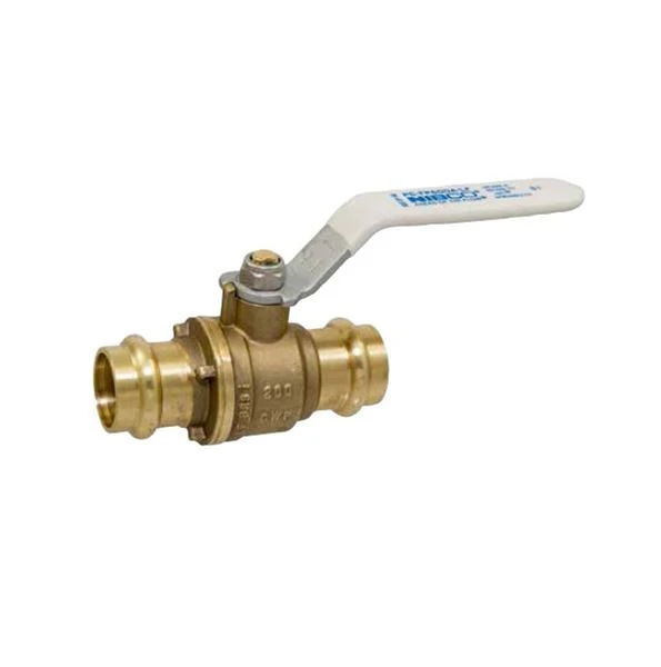 NIBCO NF998XC Ball Valve, 2 Piece, 1-1/2 Inch Valve Size, Female Press End Style, Copper Alloy Body | CA2CME