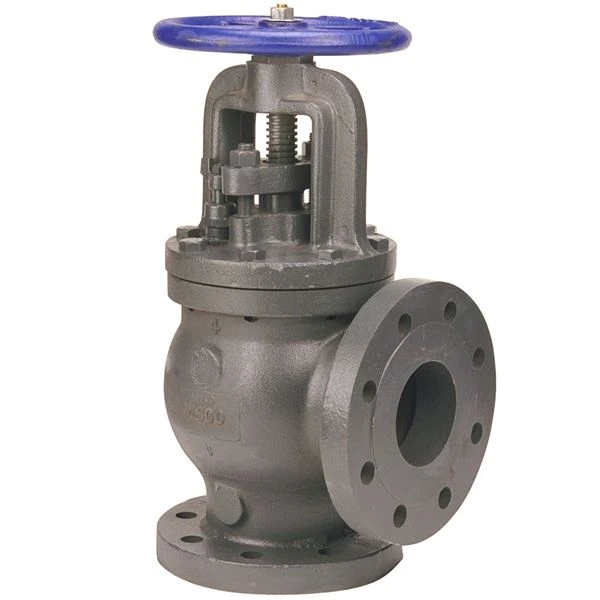 NIBCO NHDT00E Angle pattern Angle Valve, 2-1/2 Inch Size, Flanged End Style, Cast Iron Body | CB9MUF