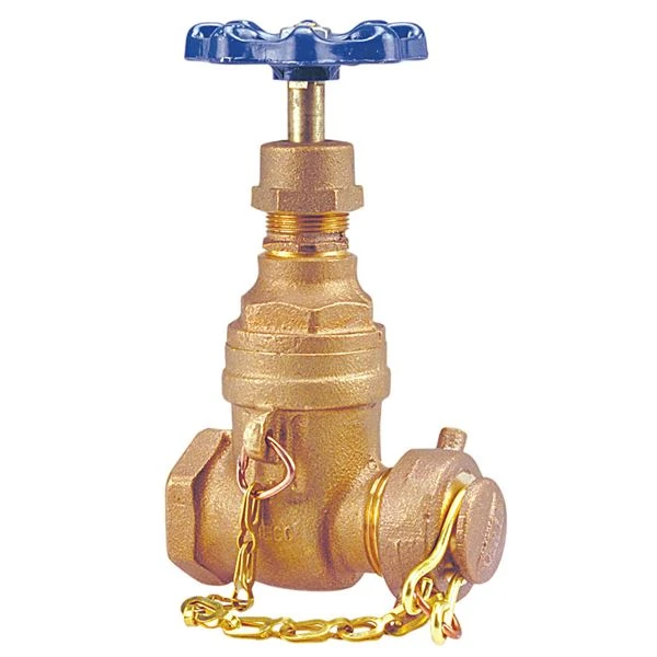 NIBCO NL0F80C Gate Valve With Cap, 1-1/2 Inch Valve Size, NPT x ANFH, Bronze Body | CA3UAK