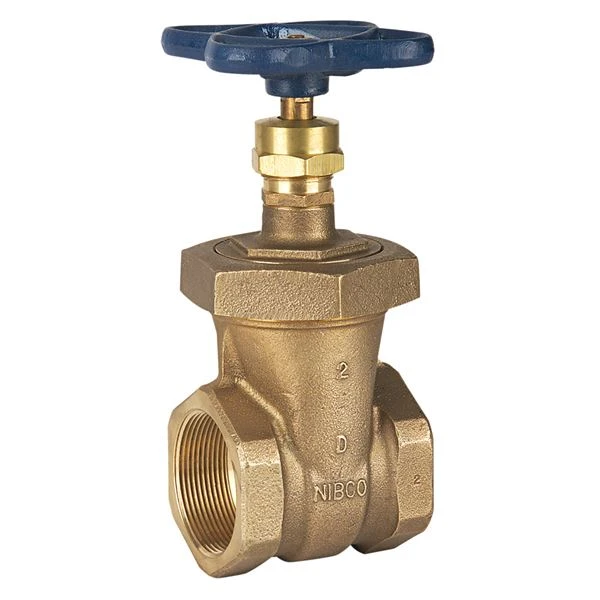 NIBCO NL1T00A Gate Valve, 1 Inch Valve Size, Threaded, Bronze Body | CA9MVD
