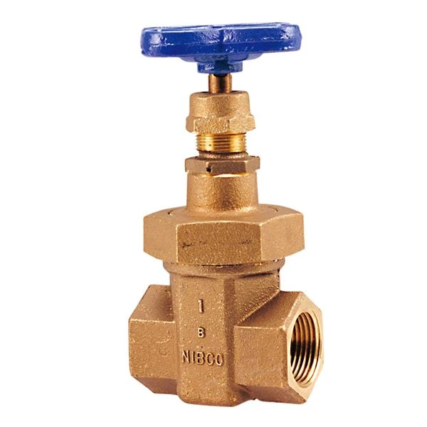 NIBCO NL2I005 Gate Valve, 3/8 Inch Valve Size, Threaded, Bronze Body | CA9MWW