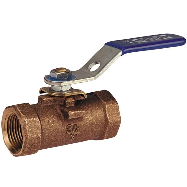 NIBCO NL940QA Ball Valve, 1 Piece, 1 Inch Valve Size, NPT End Style, Bronze Body | CC8AVU